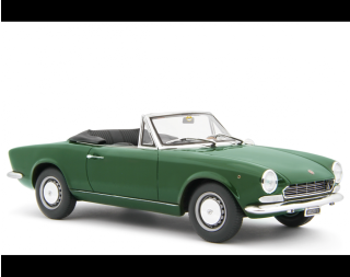 Fiat 124 Sport Spider AS (1438 cc.) 1968 Verde Laudoracing 1:18 Resinemodell (Türen, Motorhaube... nicht zu öffnen!)